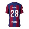 Officiële Voetbalshirt + Korte Broek FC Barcelona Balde 28 Thuis 2023-24 - Kids